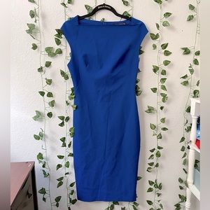 Zara Royal Blue Fitted Dress